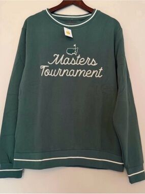 Masters Tournament Green Crewneck Sweater - OPEN TO TRADE FOR SIZE MEDIUM